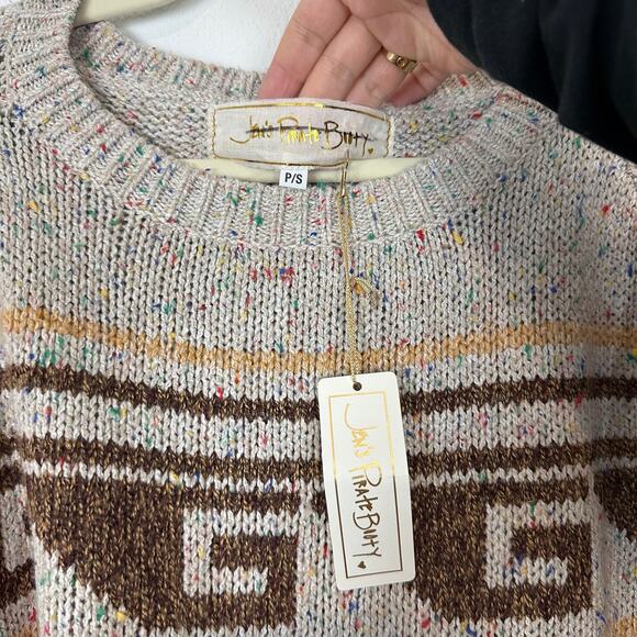 Jen’s Pirate Booty Dali Knit Sweater in Sand Size P/S - Picture 4 of 5